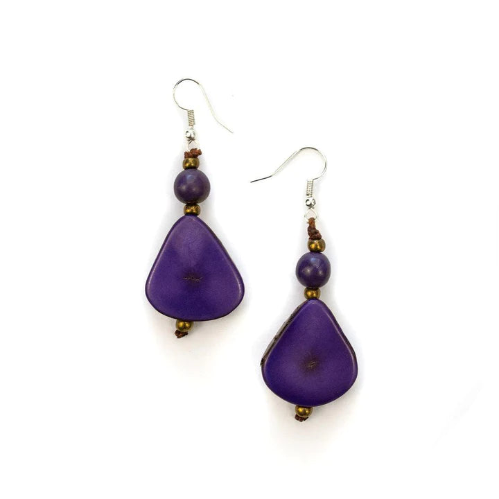 Alma Earrings-Earrings-Tagua-Three Birdies Boutique, Women's Fashion Boutique Located in Kearney, MO