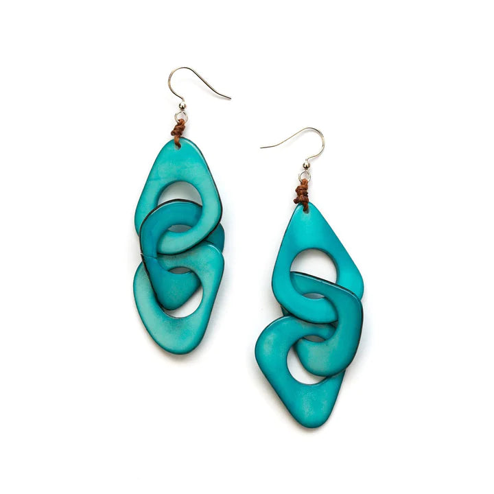 Vero Earrings-Earrings-Tagua-Three Birdies Boutique, Women's Fashion Boutique Located in Kearney, MO