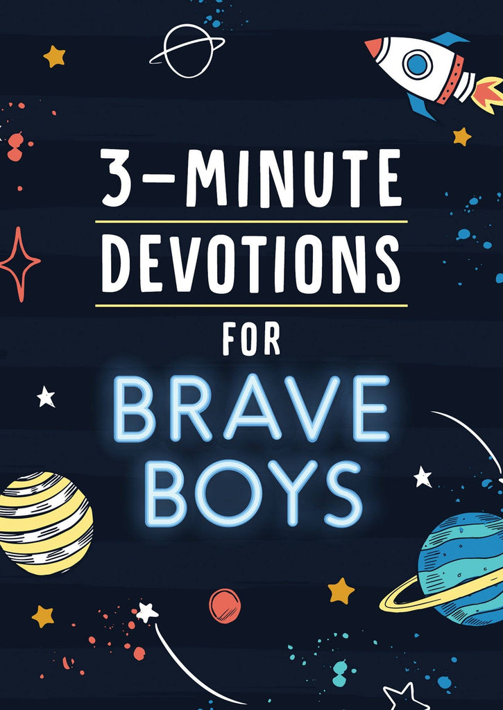 3-Minute Devotions for Brave Boys-Book-Barbour Publishing, Inc.-Three Birdies Boutique, Women's Fashion Boutique Located in Kearney, MO