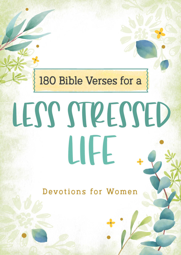 180 Bible Verses for a Less Stressed Life-Barbour Publishing, Inc.-Three Birdies Boutique, Women's Fashion Boutique Located in Kearney, MO
