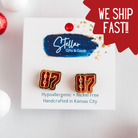 Red Glitter & Gold Mirror 87 Studs Kansas City Football { product_type }}