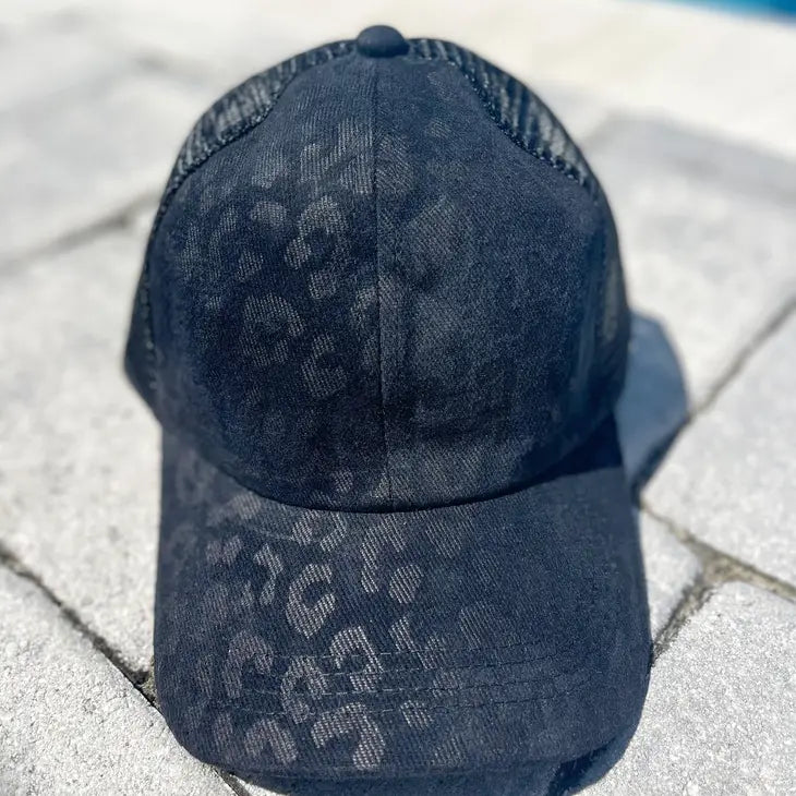 Leopard Print Trucker Hat-Trucker Hat-Harris Girls & Co.-Three Birdies Boutique, Women's Fashion Boutique Located in Kearney, MO