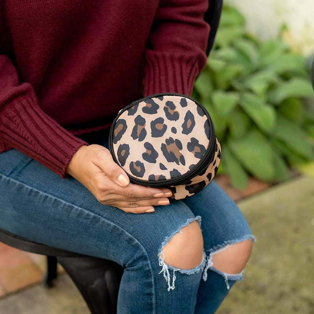 Wild Side Leopard Jewelry Case-Viv&Lou-Three Birdies Boutique, Women's Fashion Boutique Located in Kearney, MO