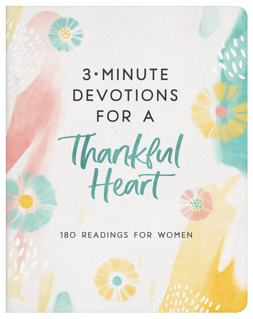 3-Minute Devotions for a Thankful Heart-Barbour Publishing, Inc.-Three Birdies Boutique, Women's Fashion Boutique Located in Kearney, MO