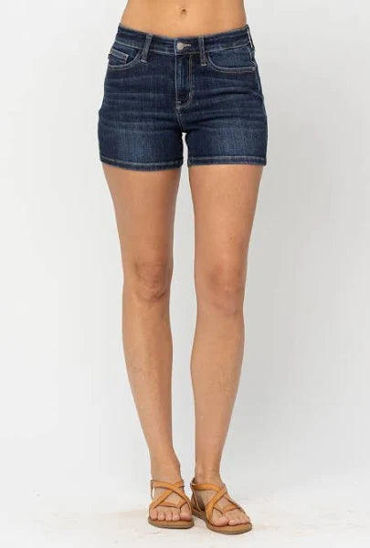 Judy Blue True Classic Shorts-Denim Shorts-Judy Blue-Three Birdies Boutique, Women's Fashion Boutique Located in Kearney, MO