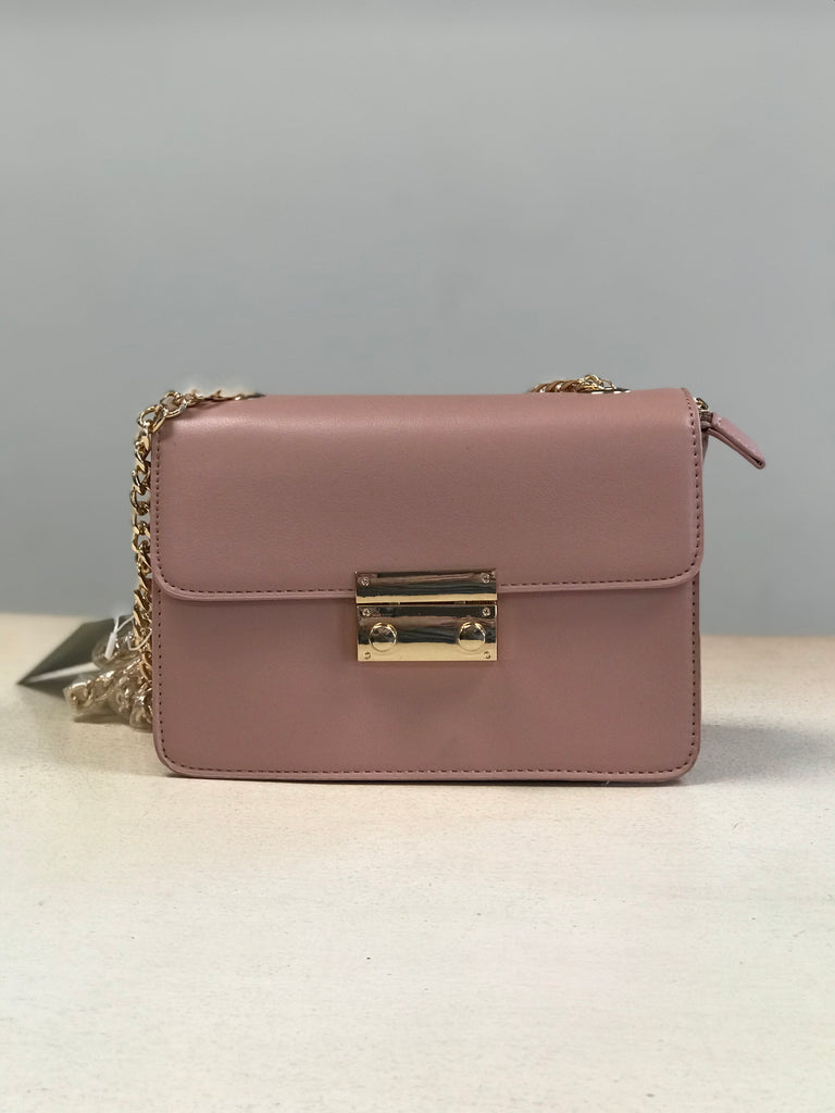 Elaine Crossbody w/ Gold Chain-Crossbody-Jen & Co.-Three Birdies Boutique, Women's Fashion Boutique Located in Kearney, MO