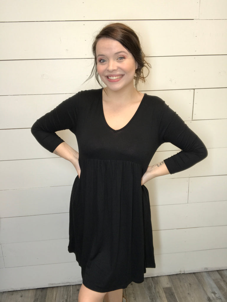 Solid, Simple, & Sweet Dress-Multiple Colors!-Dresses-BLUMIN-Three Birdies Boutique, Women's Fashion Boutique Located in Kearney, MO