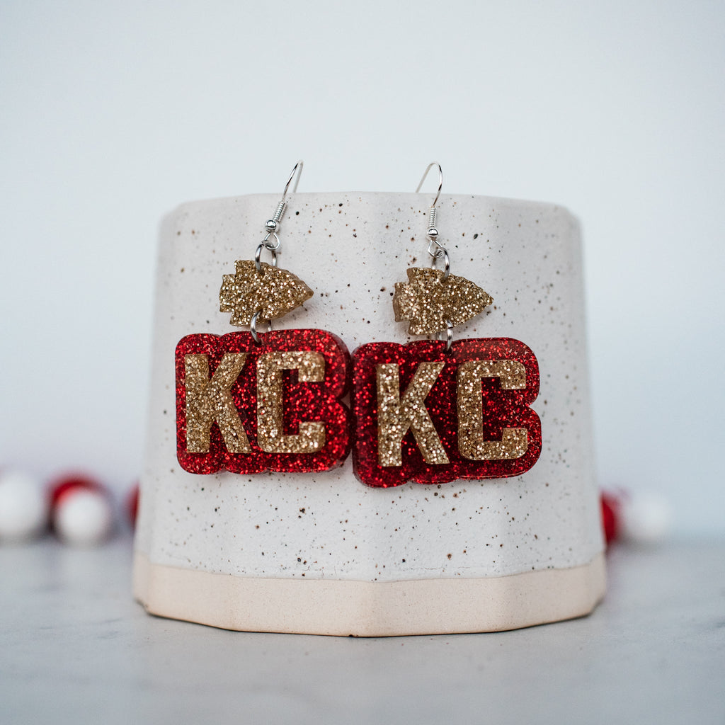 Arrowhead Double Layered Drop Dangles-Earrings-Hello Happiness Wholesale-Three Birdies Boutique, Women's Fashion Boutique Located in Kearney, MO