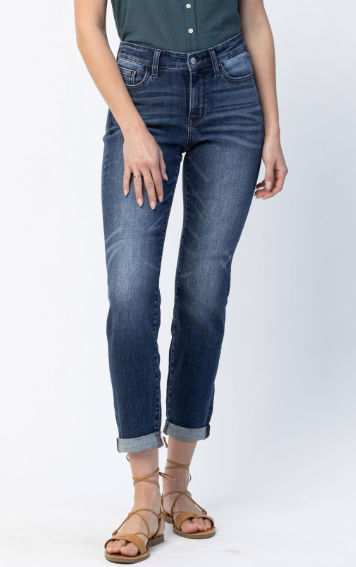 Judy Blue Traditional Slim Fit Jeans-Denim-Judy Blue-Three Birdies Boutique, Women's Fashion Boutique Located in Kearney, MO