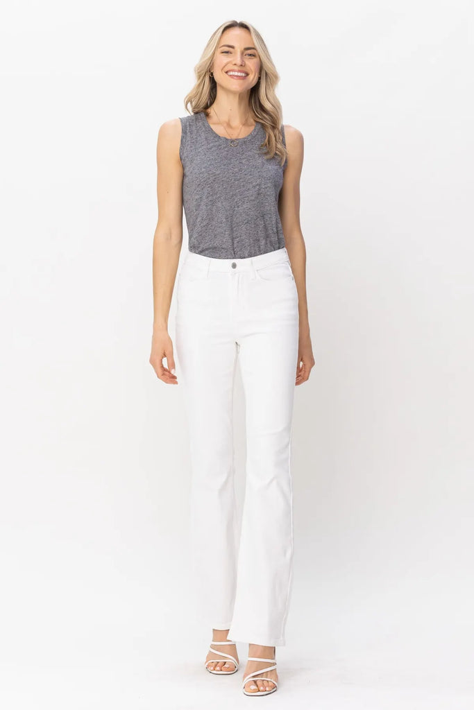 Judy Blue Pure White Bootcut