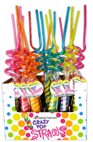 Crazy Pop Straws-Kate's Candy-Three Birdies Boutique, Women's Fashion Boutique Located in Kearney, MO