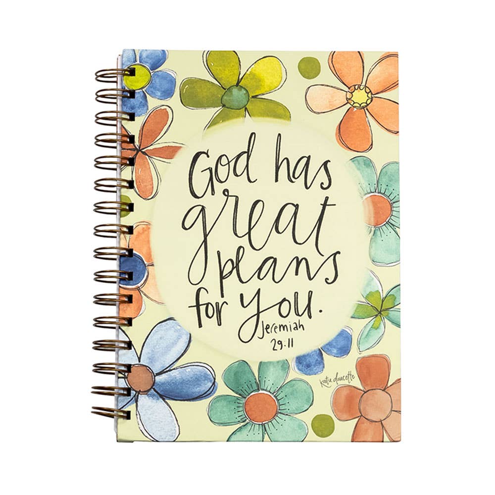 God Has Great Plans For You Wiro Journal-Book-Shannon Road Gifts-Three Birdies Boutique, Women's Fashion Boutique Located in Kearney, MO