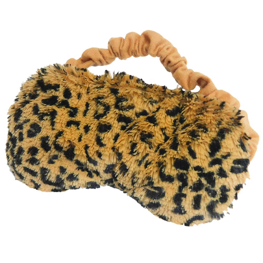 Leopard Eye Mask Warmies-Warmies-Three Birdies Boutique, Women's Fashion Boutique Located in Kearney, MO