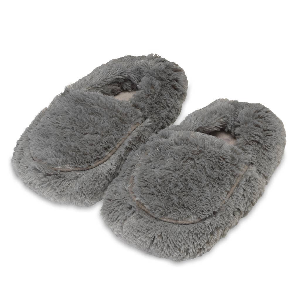 Gray Slippers Warmies-Warmies-Three Birdies Boutique, Women's Fashion Boutique Located in Kearney, MO
