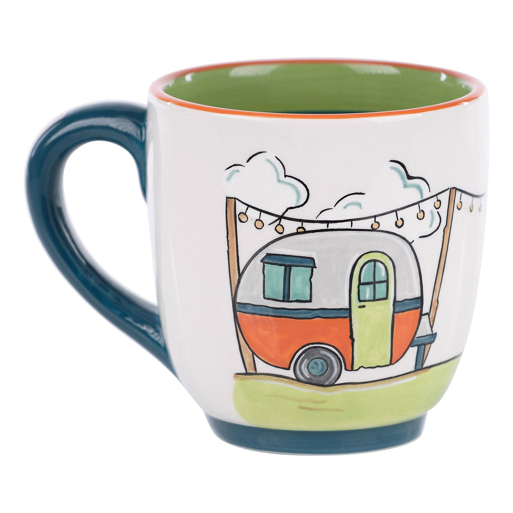 Camper Adventure Mug-Glory Haus-Three Birdies Boutique, Women's Fashion Boutique Located in Kearney, MO