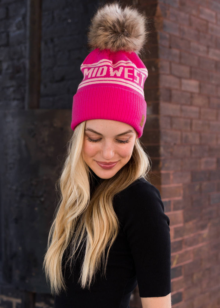 Midwest Beanie-Hats-Panache Apparel Co.-Three Birdies Boutique, Women's Fashion Boutique Located in Kearney, MO