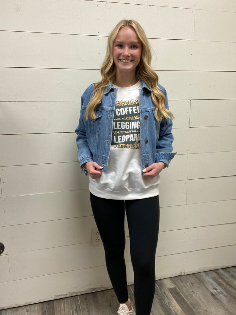 Raw Crop Denim Jacket-Denim Jacket-Mono B-Three Birdies Boutique, Women's Fashion Boutique Located in Kearney, MO