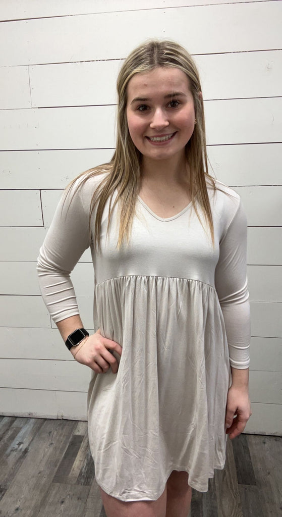Solid, Simple, & Sweet Dress-Multiple Colors!-Dresses-BLUMIN-Three Birdies Boutique, Women's Fashion Boutique Located in Kearney, MO